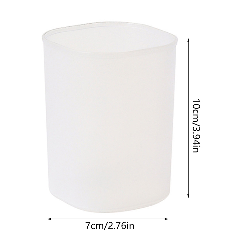 Acrylic Pen Holder Transparent 7.87x2.78x3.54 Inches 4 Plaid Pencil Stationery Storage Rack Makeup Classroom Learning Room Cartoon Color Beautiful Li