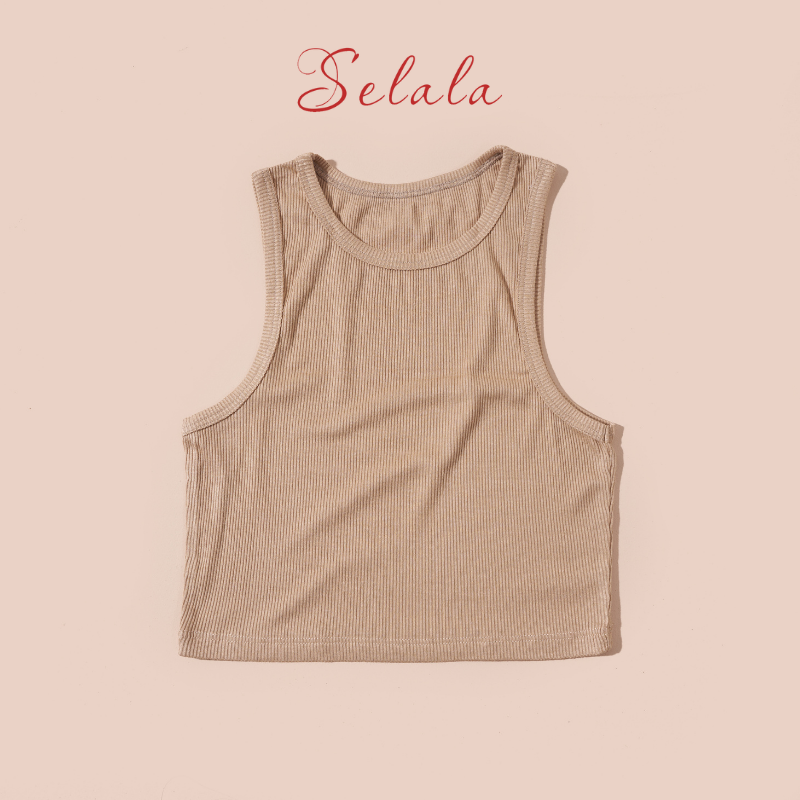 Bs04 áo bra selala dáng croptop chất thun siêu thoáng mát co giãn tốt