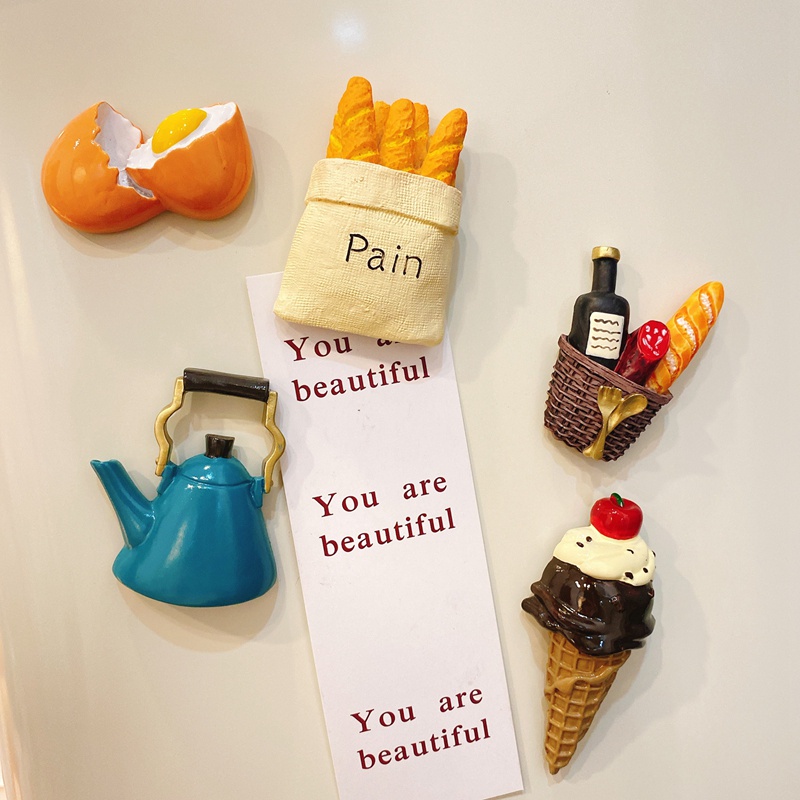 Nam châm hít dán dính tủ lạnh siêu mạnh, nam châm vĩnh cửu dán tủ lạnh hình phụ kiện nhà bếp - TUHUHOUSE