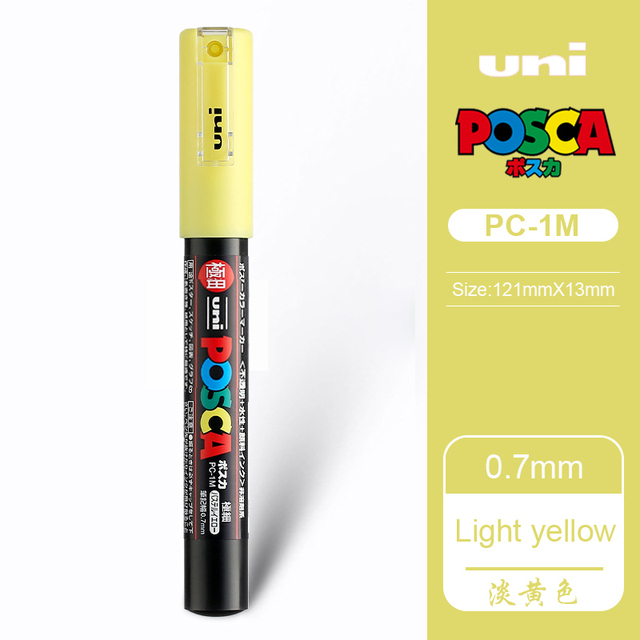 New Uni Posca Paint Marker Pen,39/44/36 Full Colors PC 5M/3M/1M