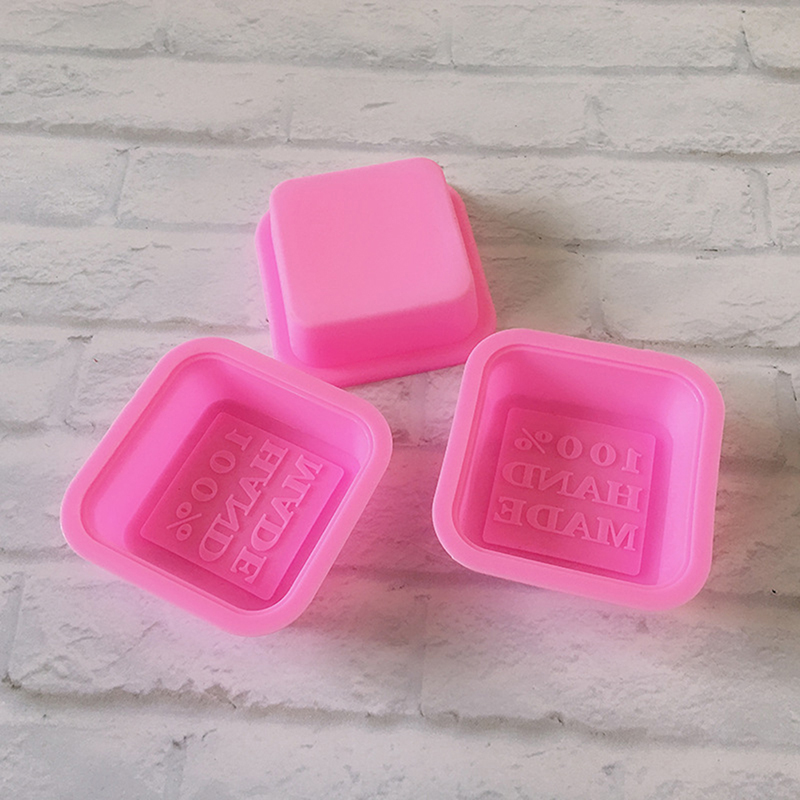 Jacky 1Pc Silicone Square Handmade Soap Mold DIY Cold Soap Making Tools Cake Mold