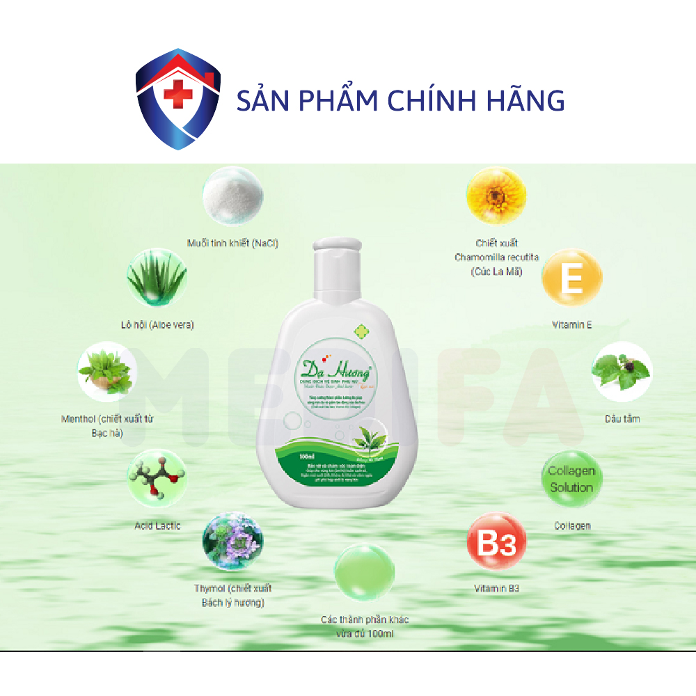 Dung dịch vệ sinh Dạ Hương Trà xanh 100ml