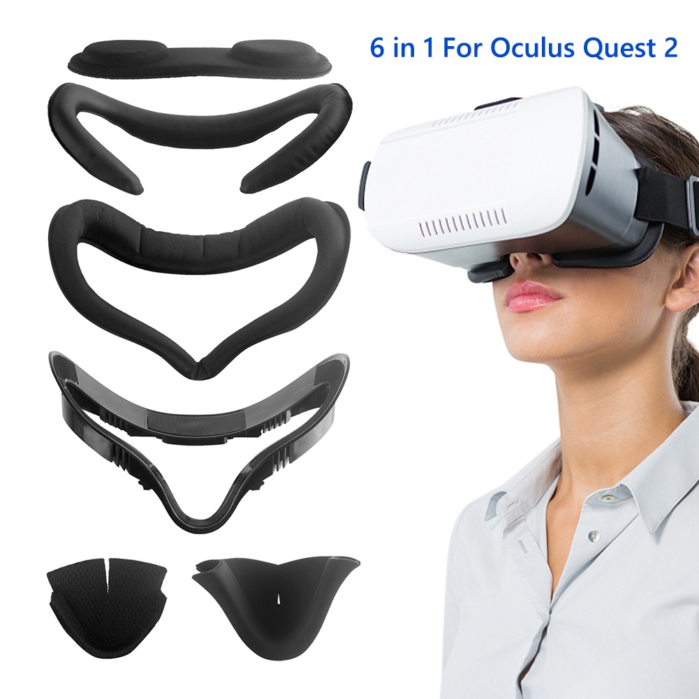 Set 6 Đệm Mắt Cho Kính Thực Tế Ảo Oculus Quest 2 VR
