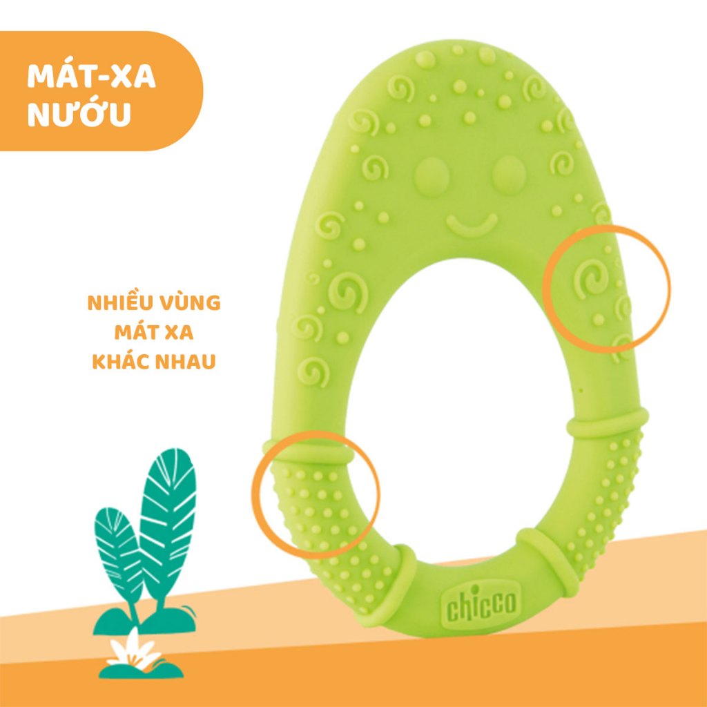 Gặm nướu quả bơ silicone siêu mềm Chicco