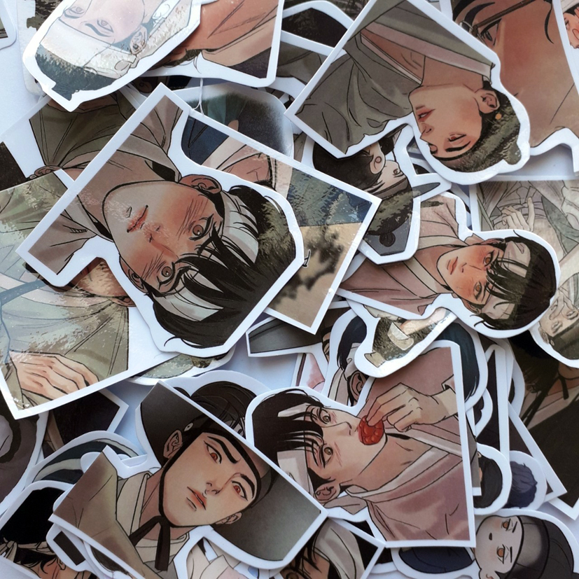 Sticker/ hình dán anime Dạ Ký (combo 30-60stickers)