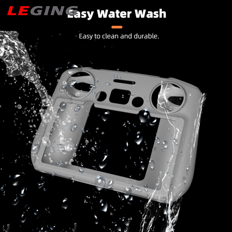 Protective Case Silicone Skin Cover Compatible For Dji Mini 3 Pro Rc With Screen Remote Control Dust Cover