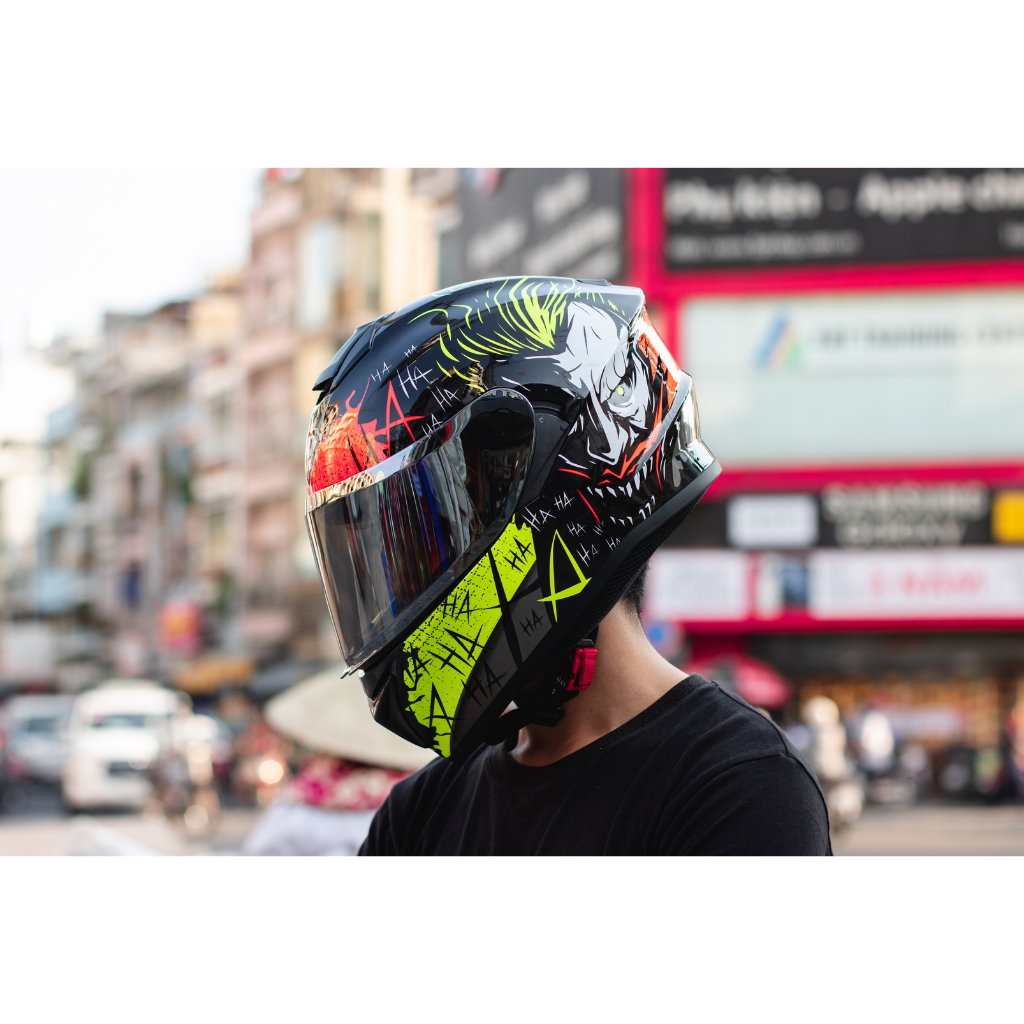 Mũ Bảo Hiểm Fullface Hai Kính YOHE 981