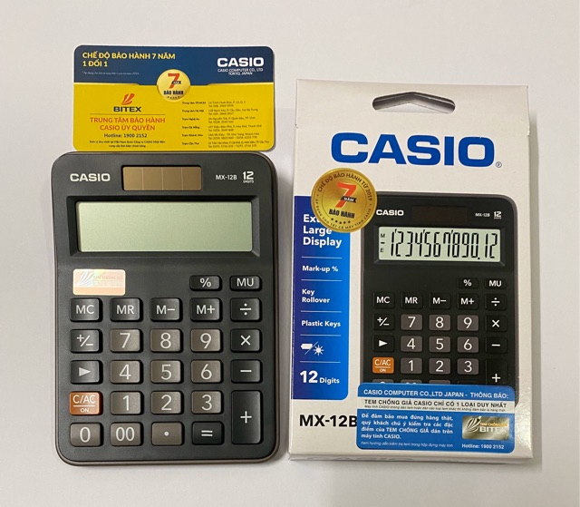 Máy Tính Để Bàn Casio MX-12B hàng chính hãng