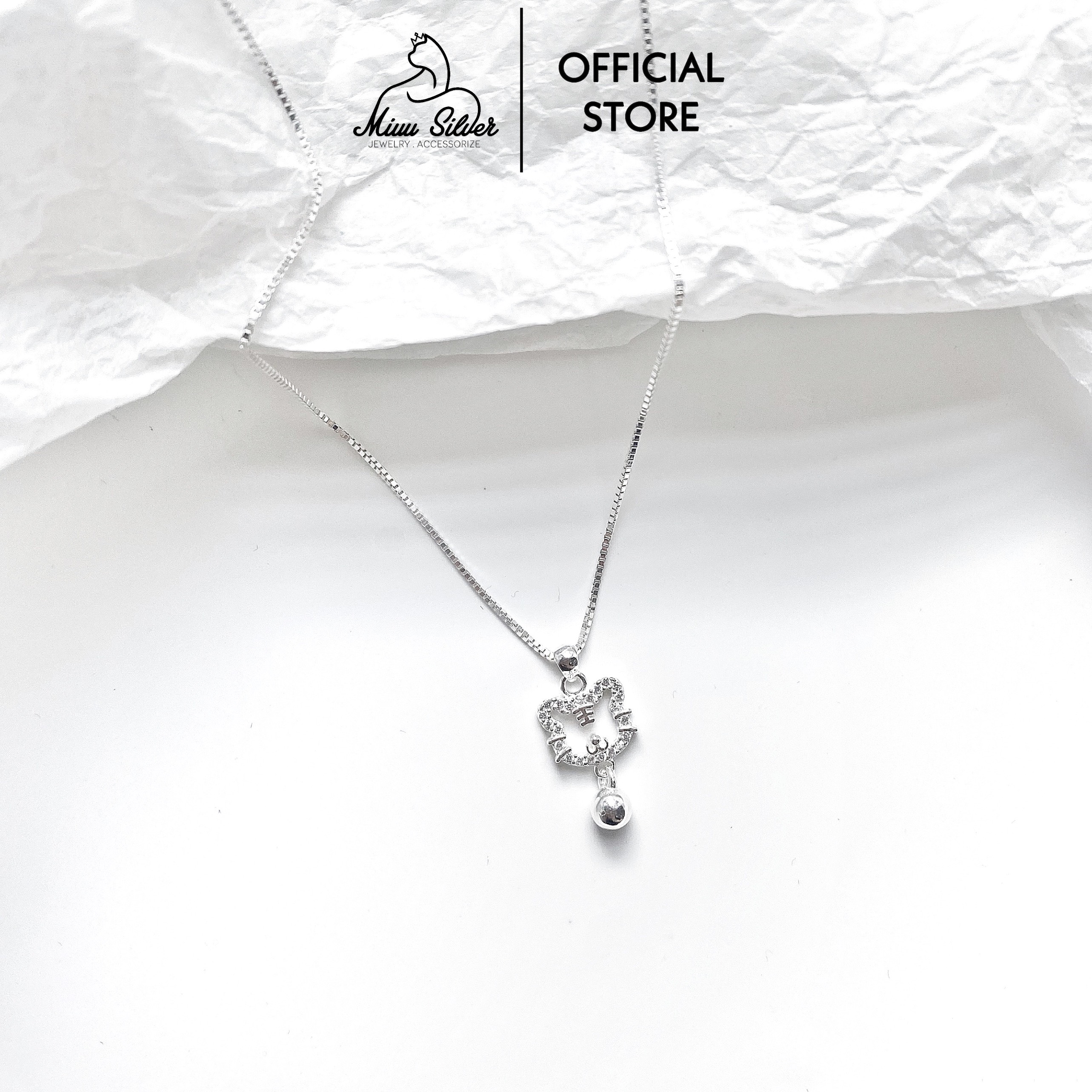 Dây chuyền bạc Miuu Silver, vòng cổ nữ Kim Dần