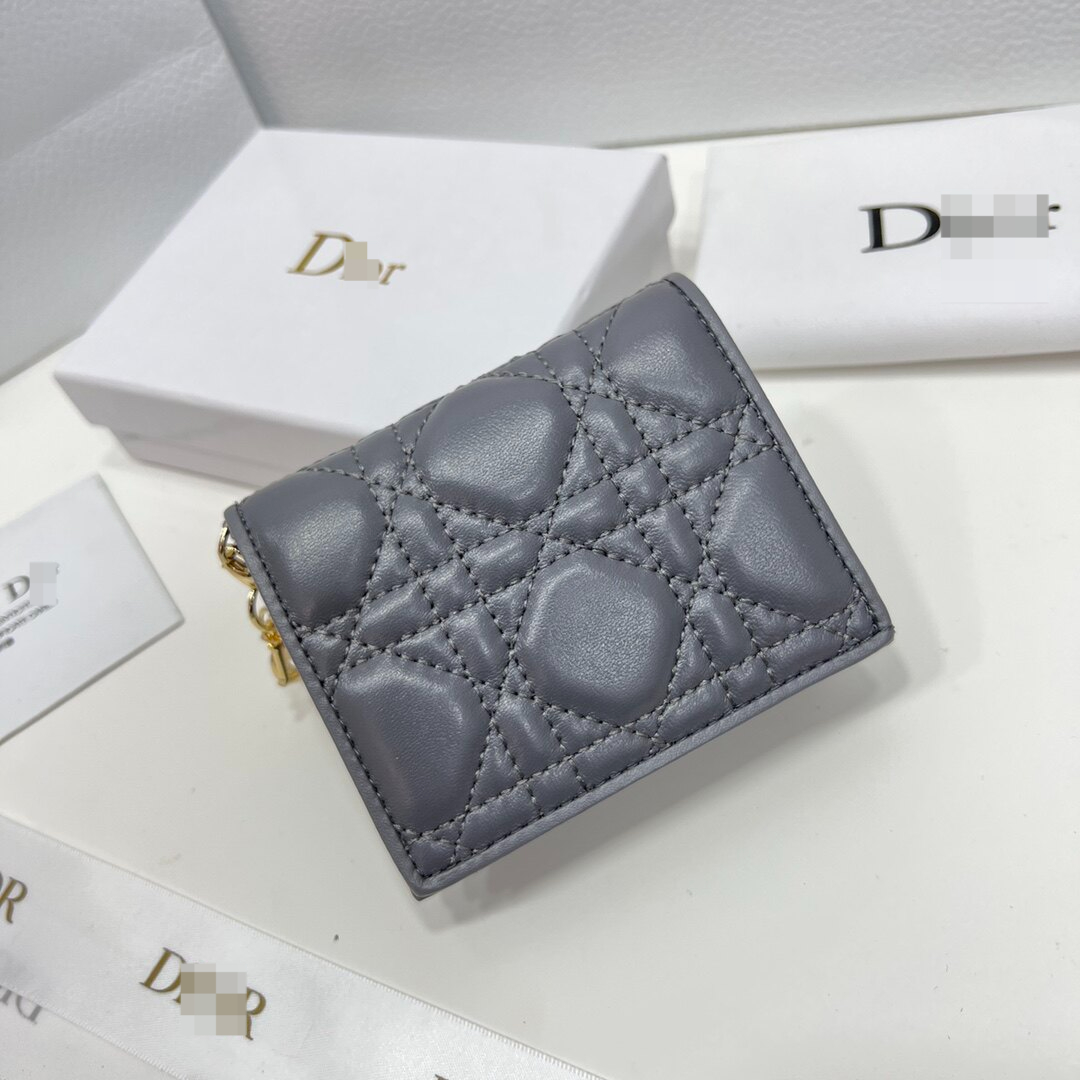 （High end bags）2023D new women's wallet leather short wallet zero wallet Box packaging