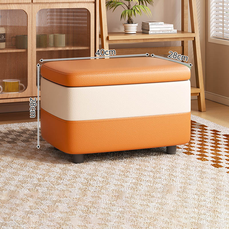 KS Storage stool can be used for household shoe changing, storage box can accommodate people, storage, sofa stool, bed end storage, small stool for household use