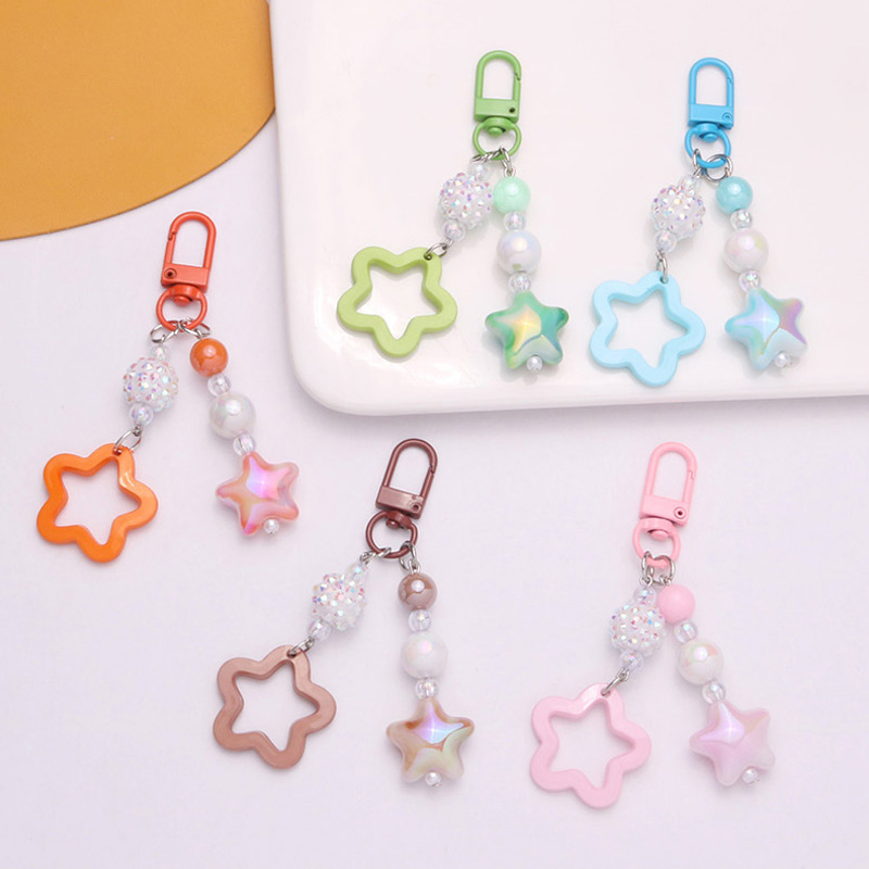 NEW%20%E3%80%90Innovative%20design%E3%80%91Star%20Pearl%20Keychain%20Chain%20Pendant%20Charm%20Keyring%20Car%20Key%20Chain%20Decor%20Headphone%20Bags%20Car%20Decoration%20For%20Girls%20-%20Image%205
