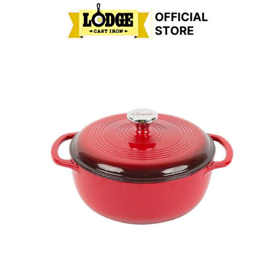 Lodge - Ceramic dutch oven - Red - 1.5L