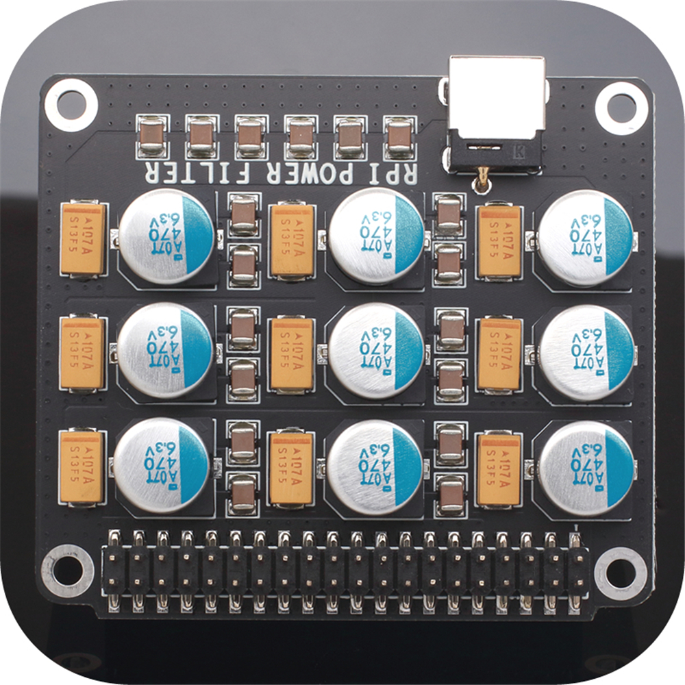 For Raspberry Pi DAC Audio Decoder Digital Broadcasting Power Purification Board Power Filter Applicable to all expansion boards