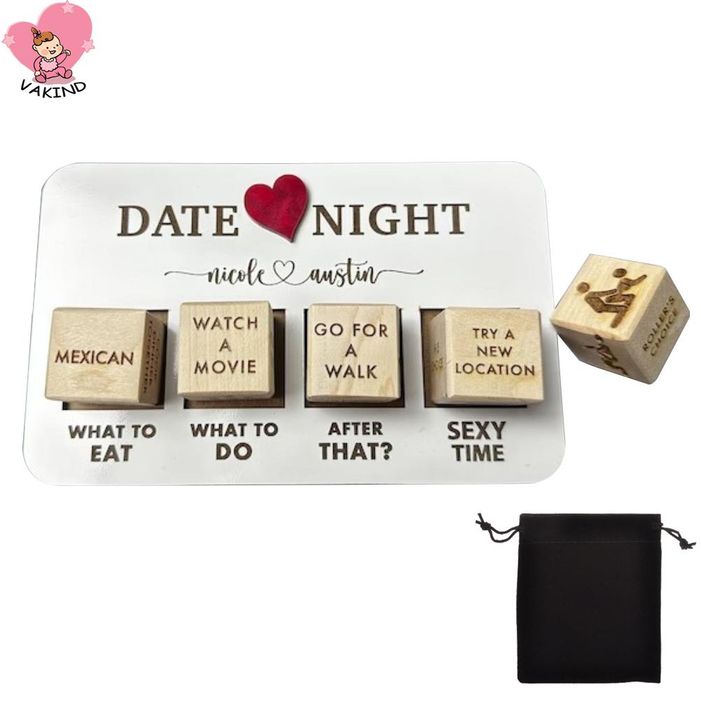 Date Night Dice Kit Creative Gift After Dark Dice Kit Add Romance Event Decision Dice Enhance Intimacy for Valentine Day