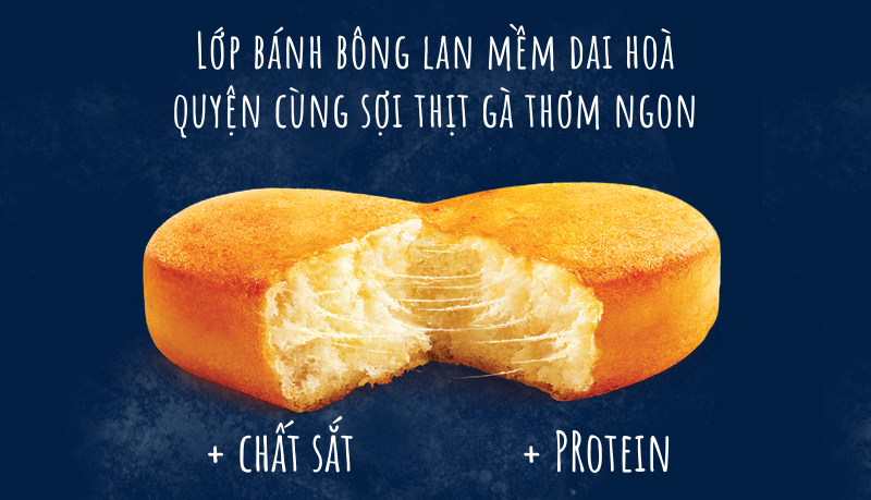 Bánh ăn sáng C'est Bon gói 101.5g