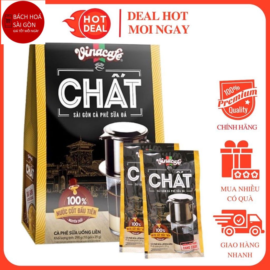 CÀ PHÊ CHẤT VINACAFE HỘP 10GÓI * 29G