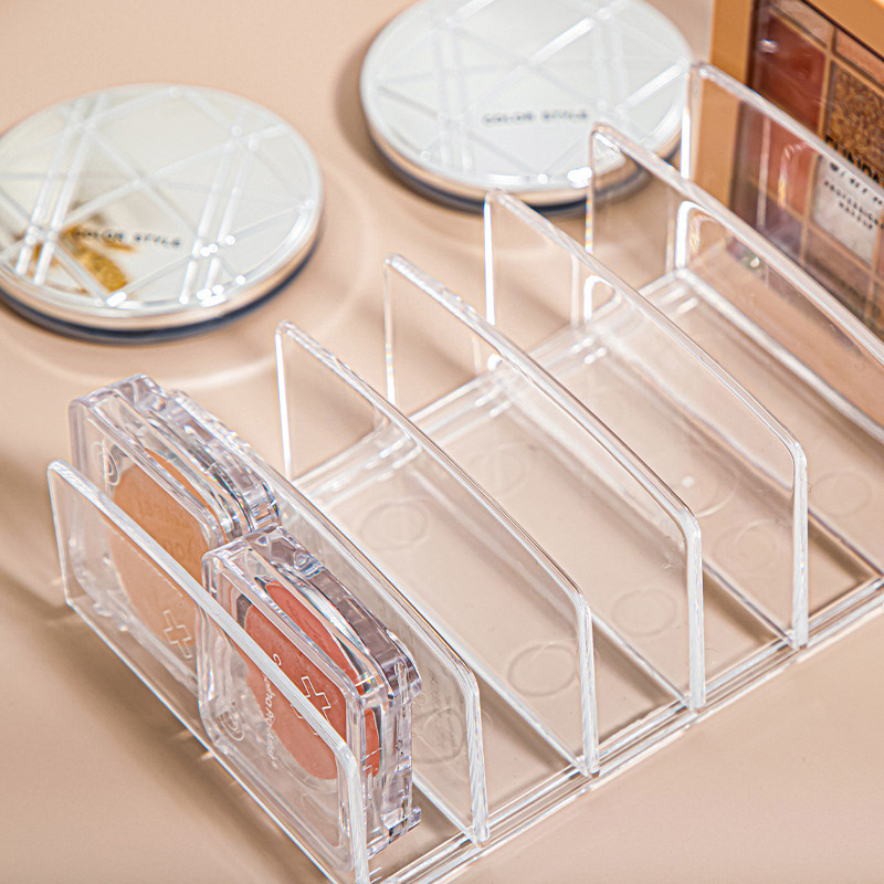 KS trong suốt Acrylic phòng ngủ mỹ phẩm lưu trữ hộp đa lưới đèn để bàn mặt hàng sang trọng nhựa đa chức năng giá lưu trữ
