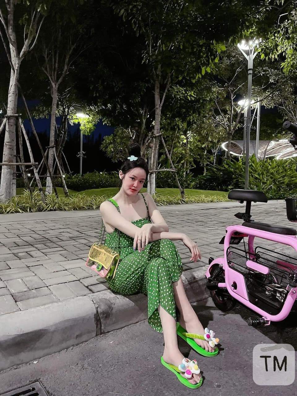 đầm nữ chấm bi
