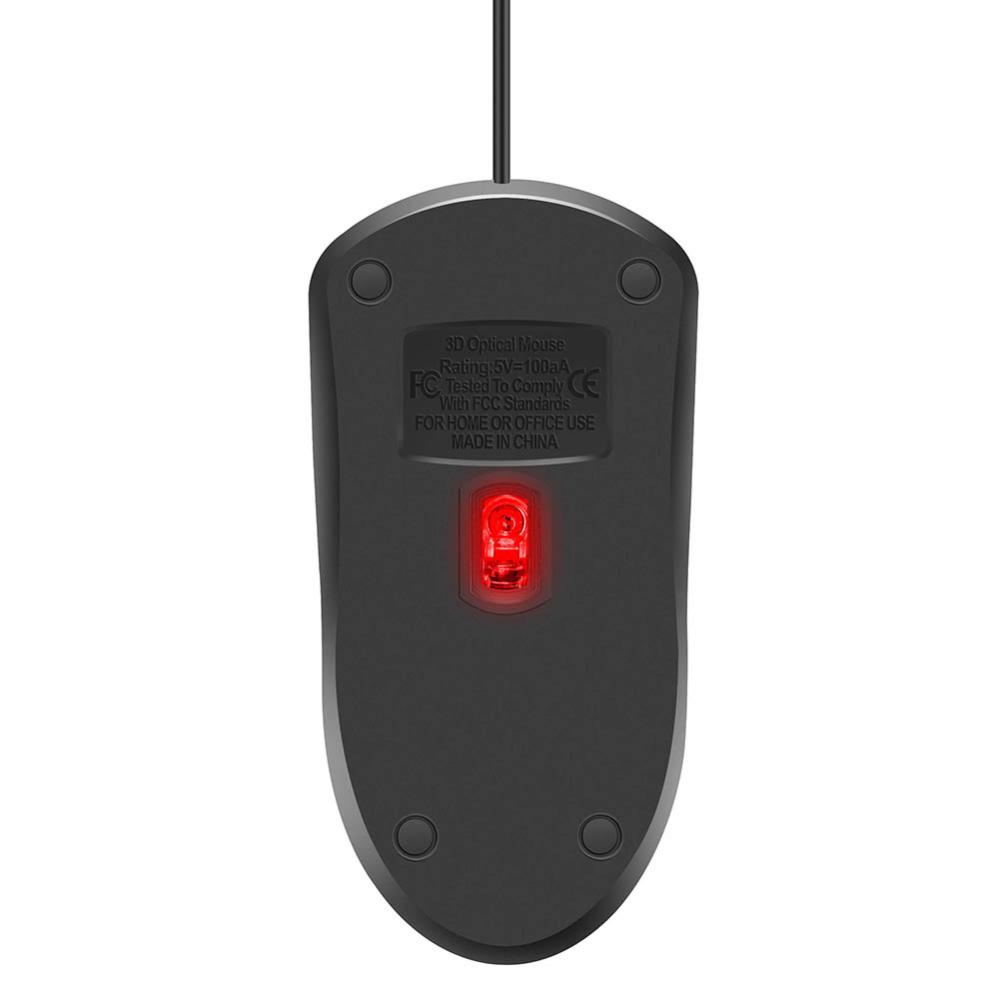 USB Wired Gaming Mouse Game LED Optical Mouse Universal Computer Mouse 3 Buttons PC Laptop Computer Accessories