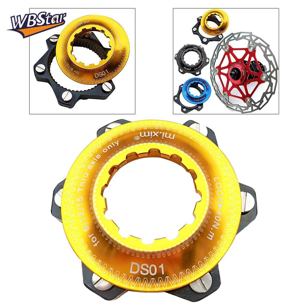 WBStar Bike Center Lock Adapter Disc Brake to 6-Bolt Rotor Brake Rotors Hardware