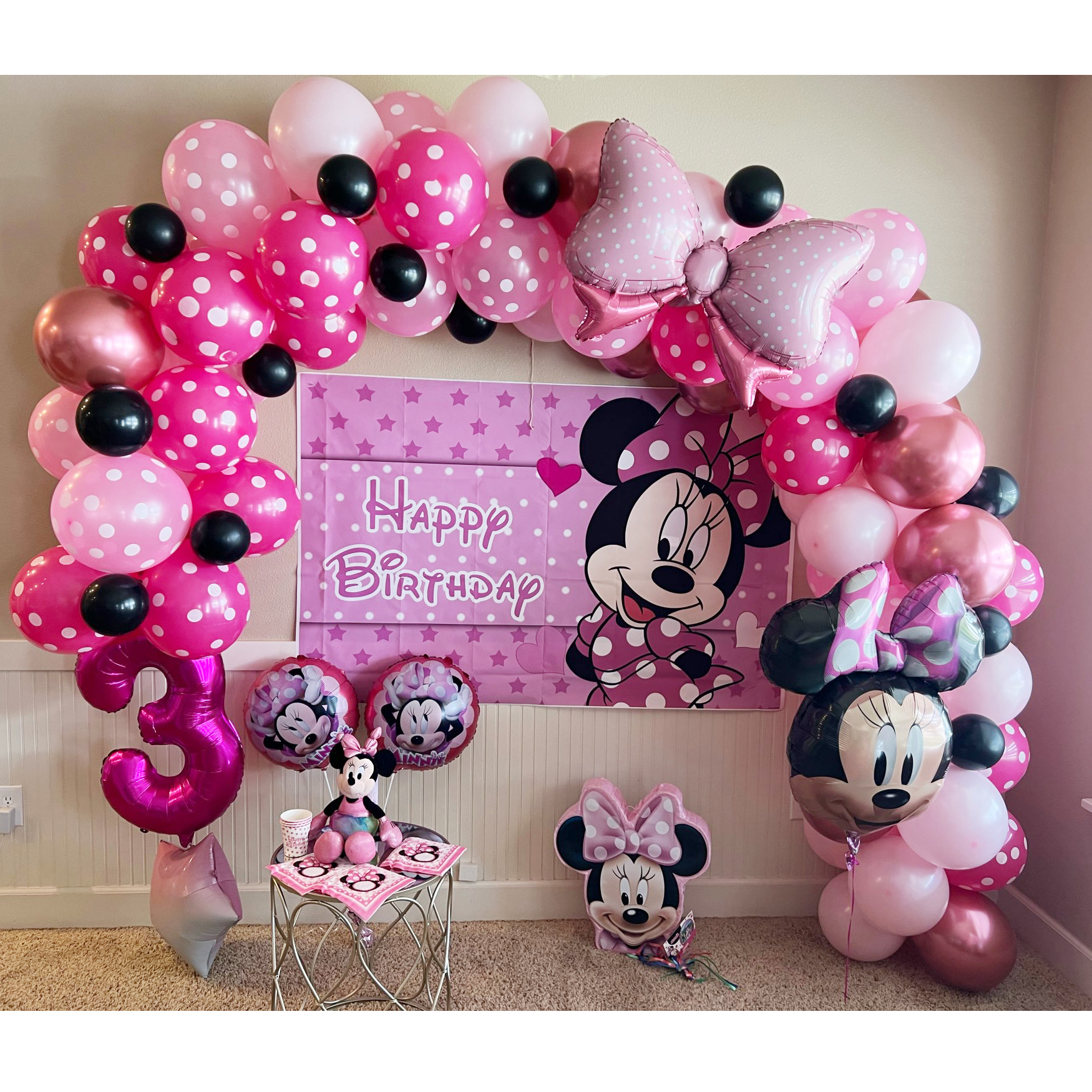 Disney%20Cartoon%20Mickey%20Minnie%20Mouse%20Donald%20Duck%20Birthday%20Backgrounds%20Decors%20Vinyl%20Cloth%20Party%20Backdrops%20Baby%20Banner%20-%20Image%205