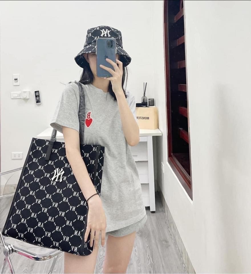 [Tặng Vớ]TÚI TOTE B402 MLB MONOGRAM TOTE BAG