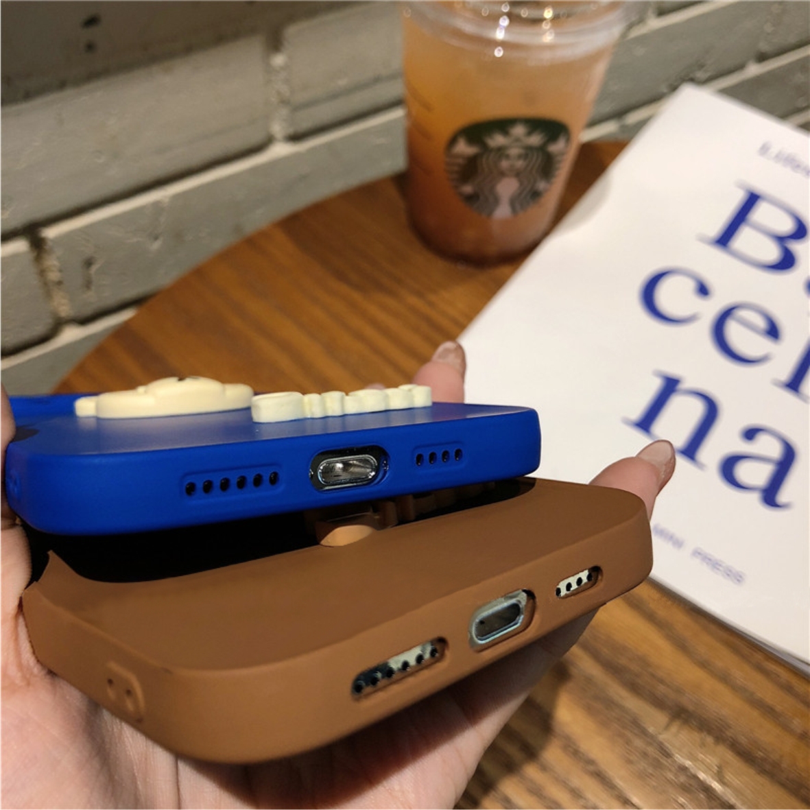 Ốp Lưng Basic Camera Nổi - Mẫu Gấu Sweet Nổi