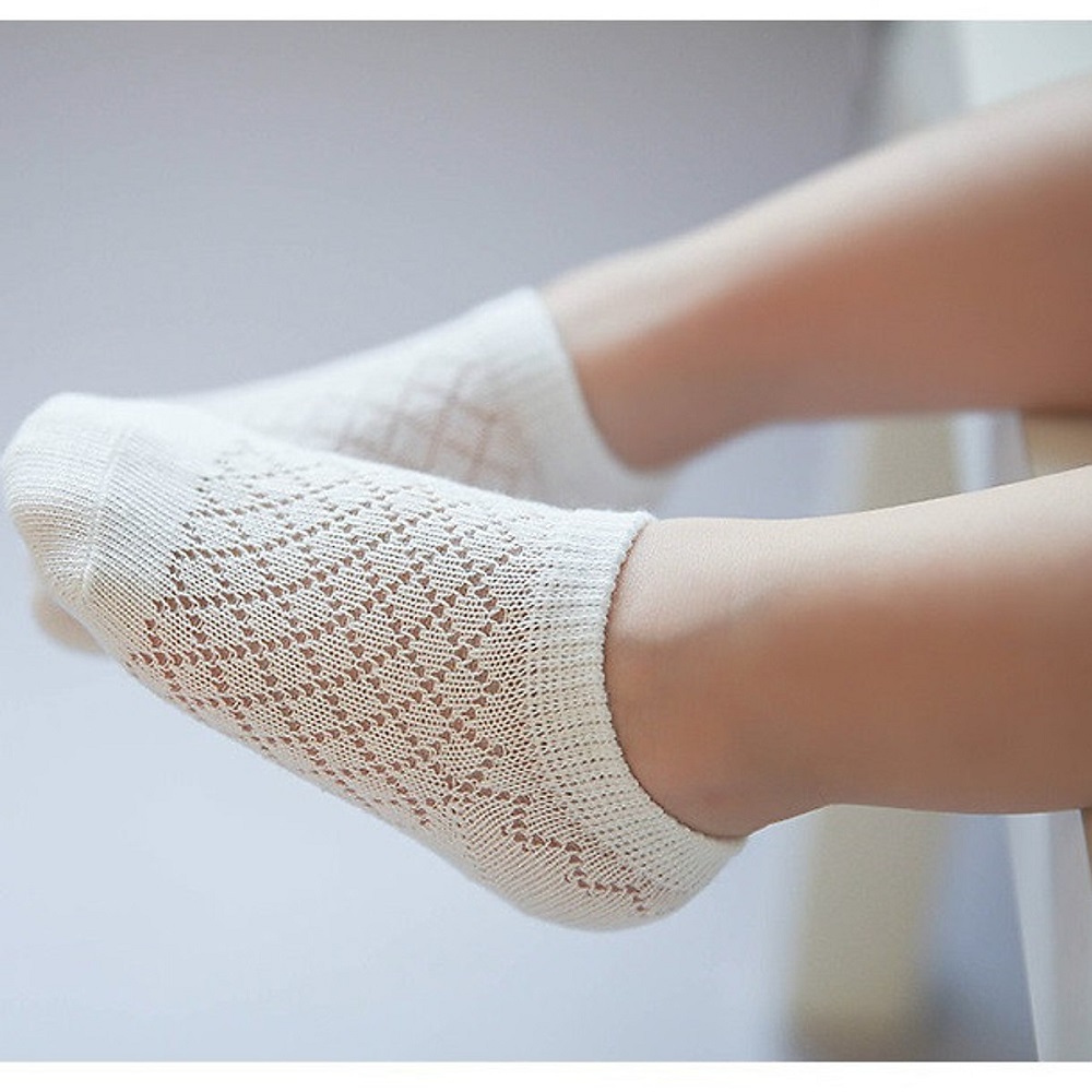 Sét Tất Lưới 5 Đôi Cho Bé Sơ Sinh Đến 3 Tuổi