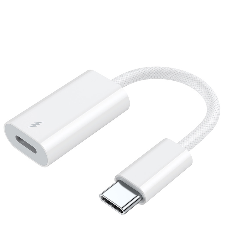 Elough type c adapter for ios lightning to type c adapter 60w pd fast charging adaptador usb c converter for iphone 15 macbook laptop
