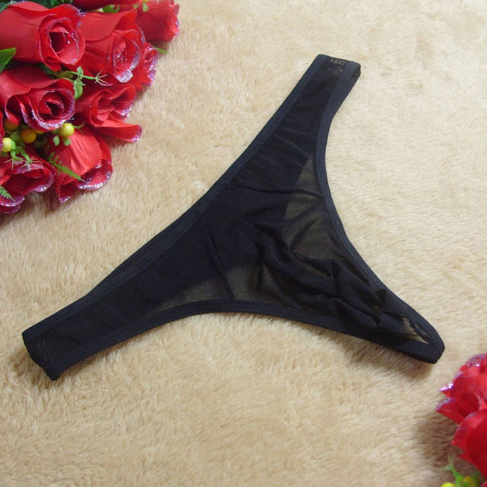 【MOMLOVE】 Stylish and Seductive Men's See Through G String Underwear for a Daring Look