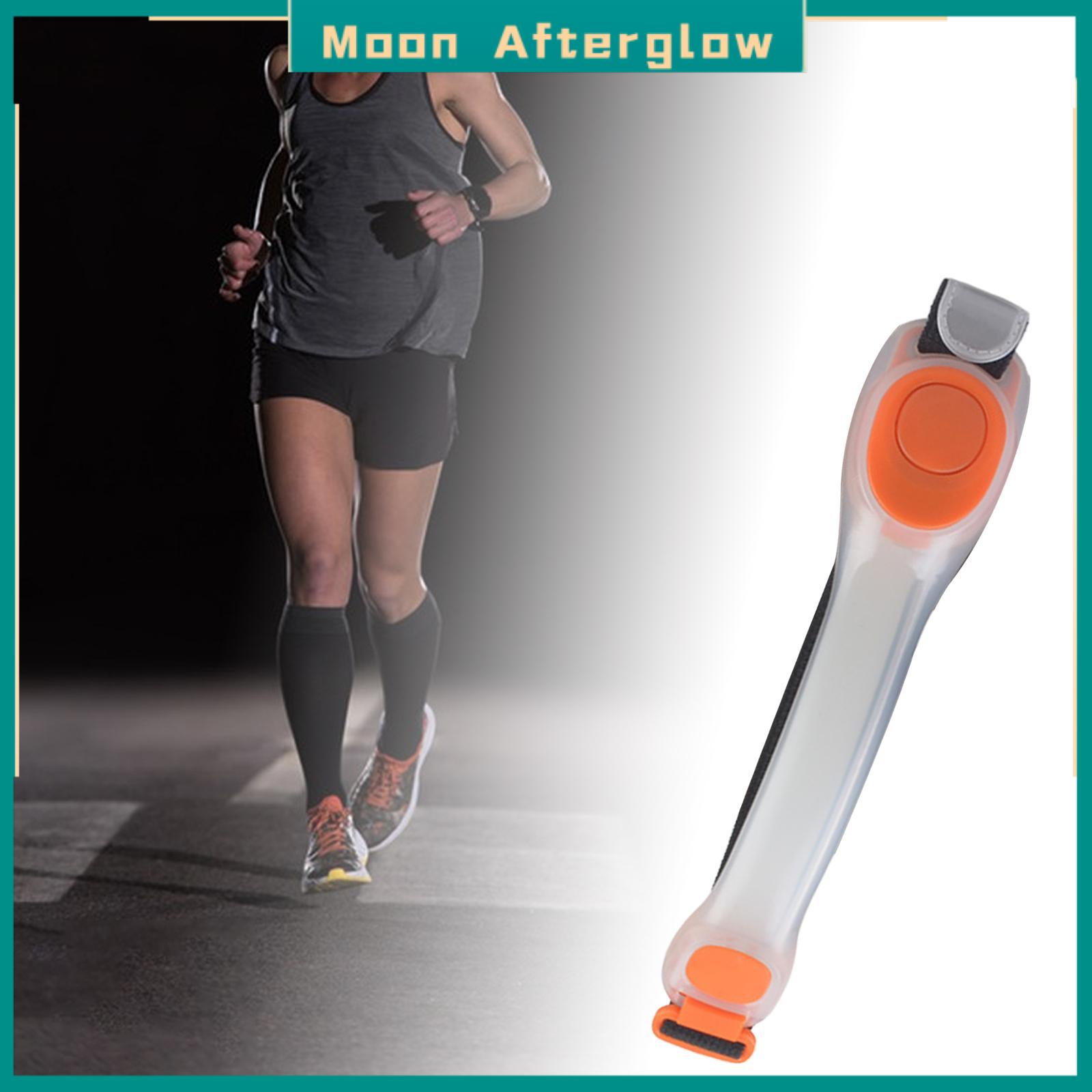 Moon Afterglow LED Armband Sports Wristband Wearable Running Armband Orange
