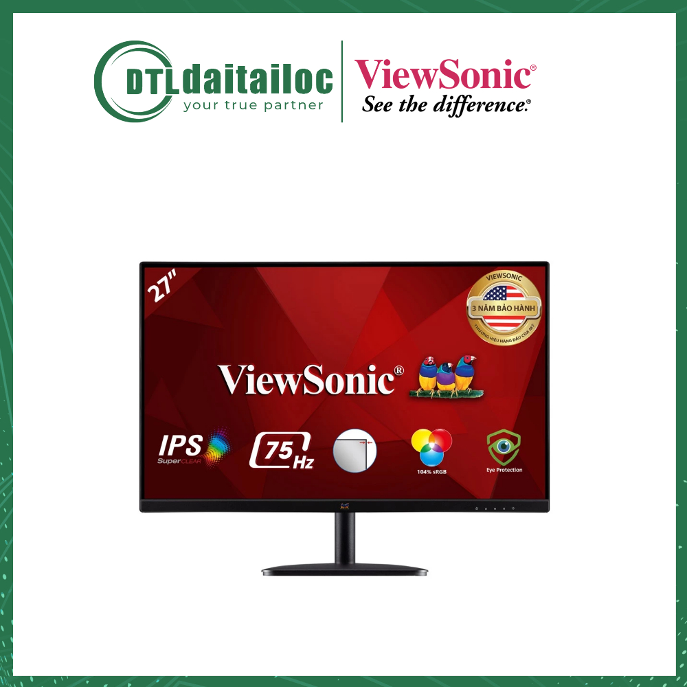 Màn hình lcd viewsonic 27ich va2732-h chính hãng