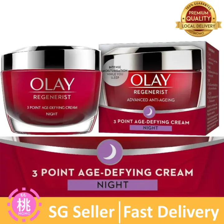 olay regenerist night cream 3 point