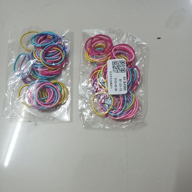 AA AA Set dây thun cột tóc 50 sợi