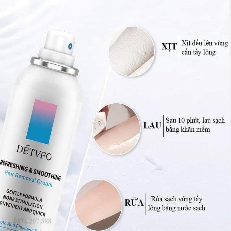 ❌ XỊT TẨY LÔNG DETVFO SIÊU HOT❌
