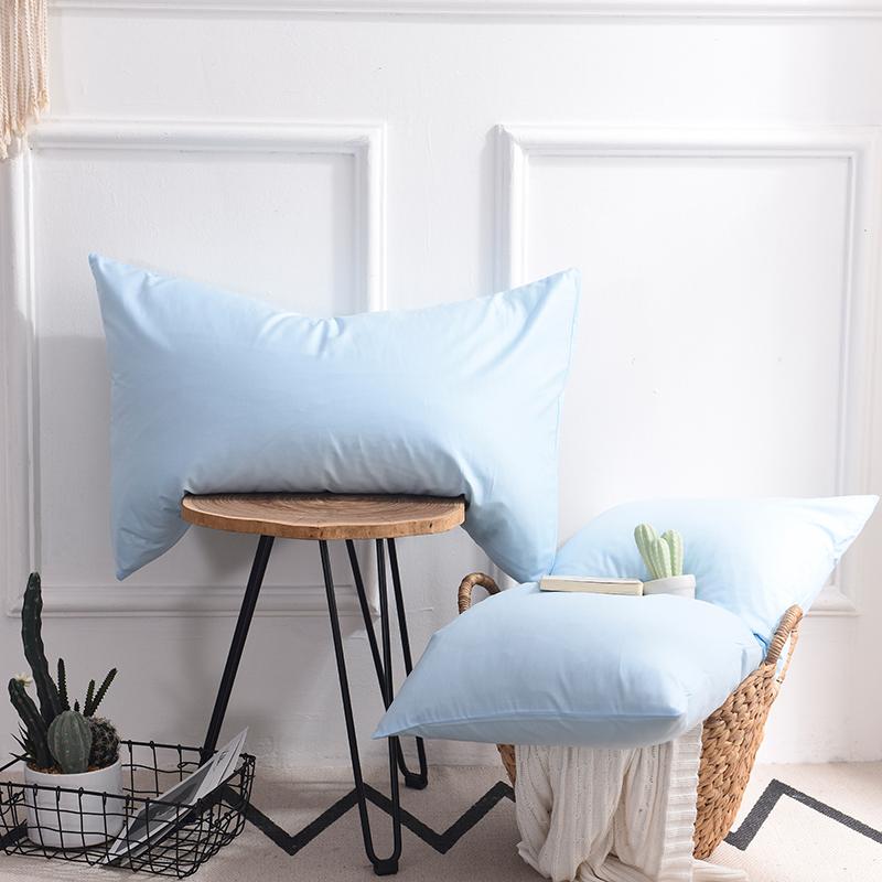 100% Cotton Vỏ Gối Cặp 100% Cotton Màu Giản Lược Vỏ Gối 2 Chỉ Có 48 * 74cm Ký Túc Xá Sinh Viên