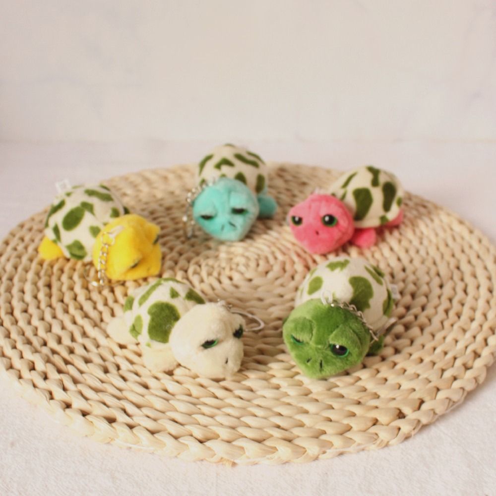 DFDFF PP Cotton Turtle Plush Pendant Plush Turtle Turtle Plush Keychain Cute Plush Key Chain Bag Accessories