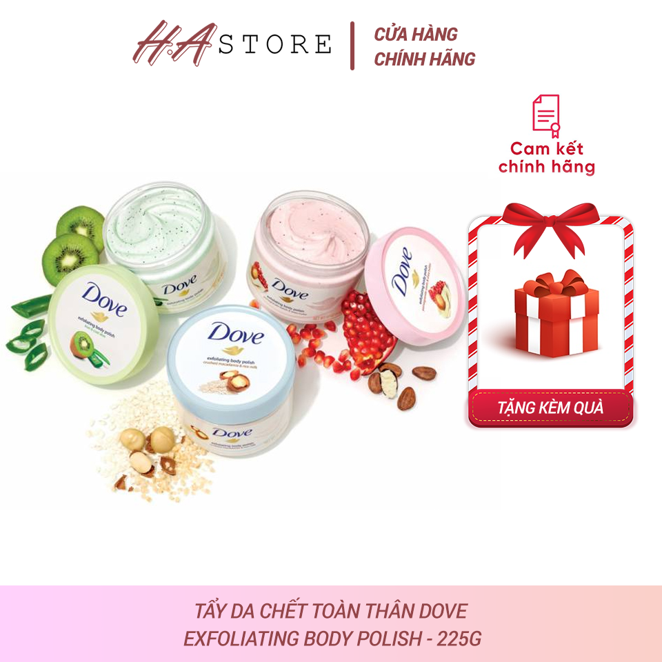 Tẩy Da Chết Toàn Thân DOVE Exfoliating Body Polish