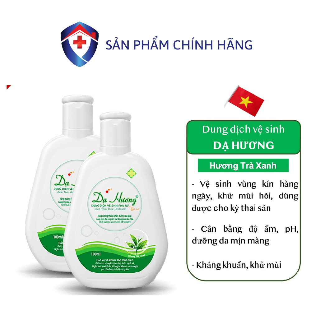 Dung dịch vệ sinh Dạ Hương Trà xanh 100ml