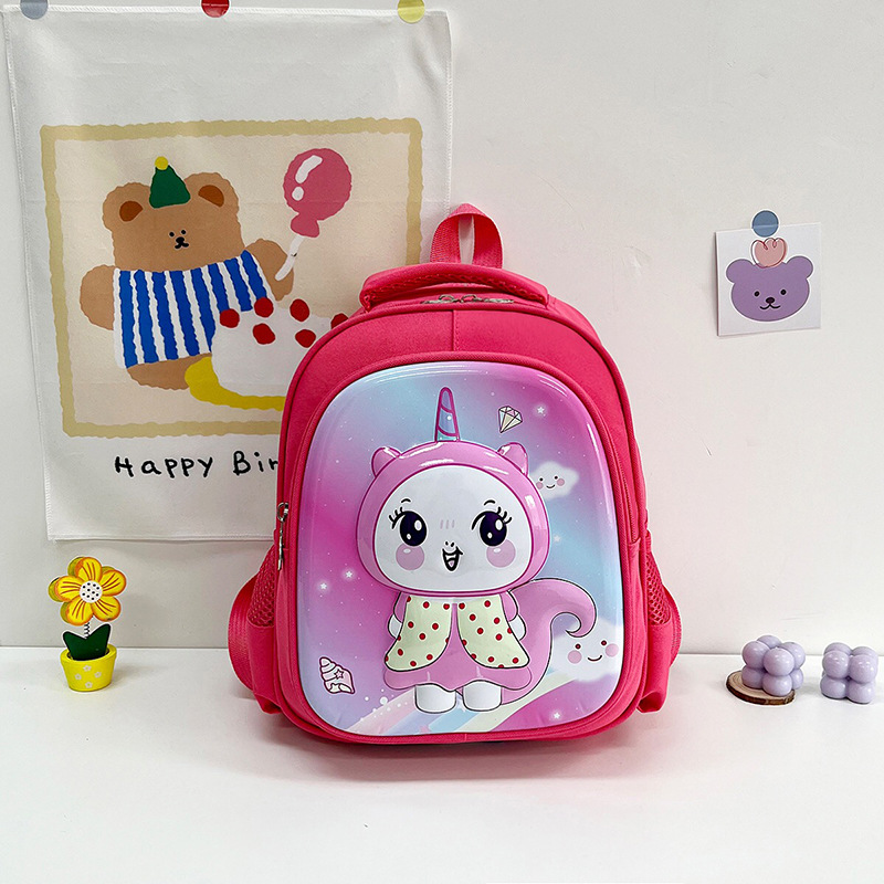 IQANGEL Kindergarten school bag children's school bag cute backpack cartoon boy backpack
