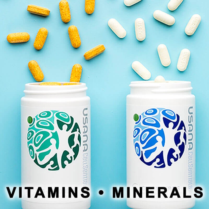Usana 2in1 set CellSentials Core Minerals Plus + Vita AO (NEW