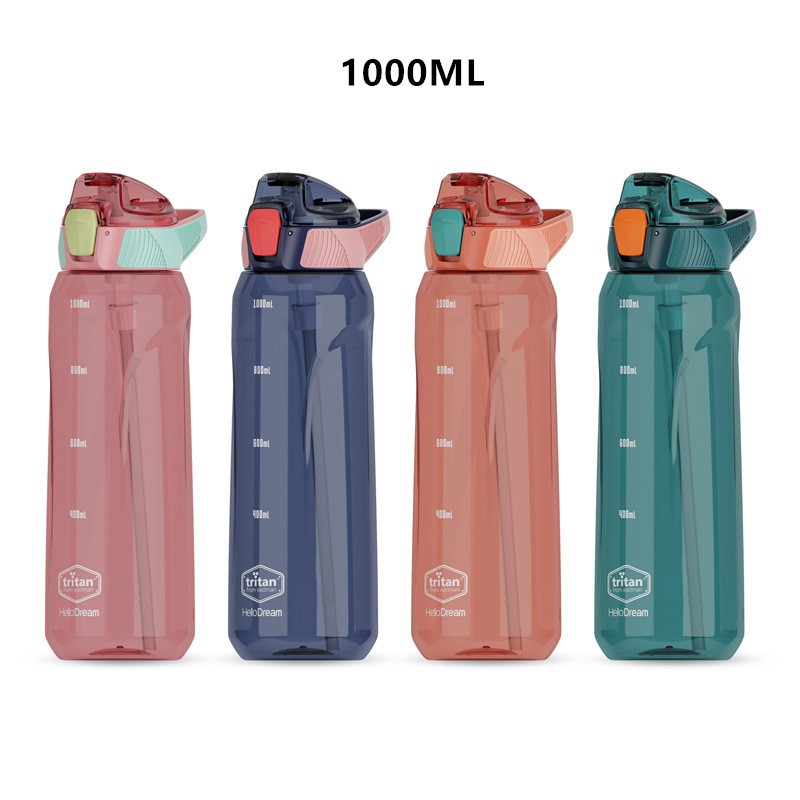 Bình Nước Thể Thao 1600Ml 1000Ml / 750ml Chất Lượng Cao vb