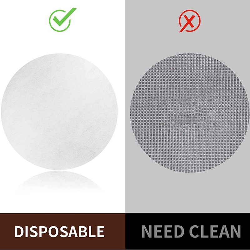 Coffee Paper Filter for Espresso Coffee Maker, 600 Pcs Unbleached Espresso Filter Screen Portafilter Paper