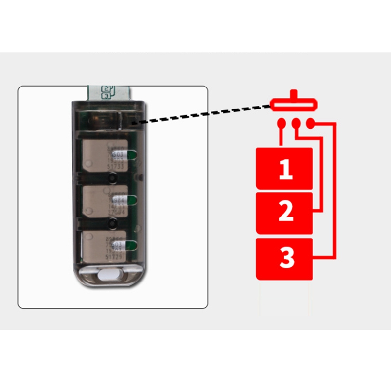 6 Slot SIM Card Adapter Multi SIM Card Reader Mini SIM Nano with Control Switch for Android