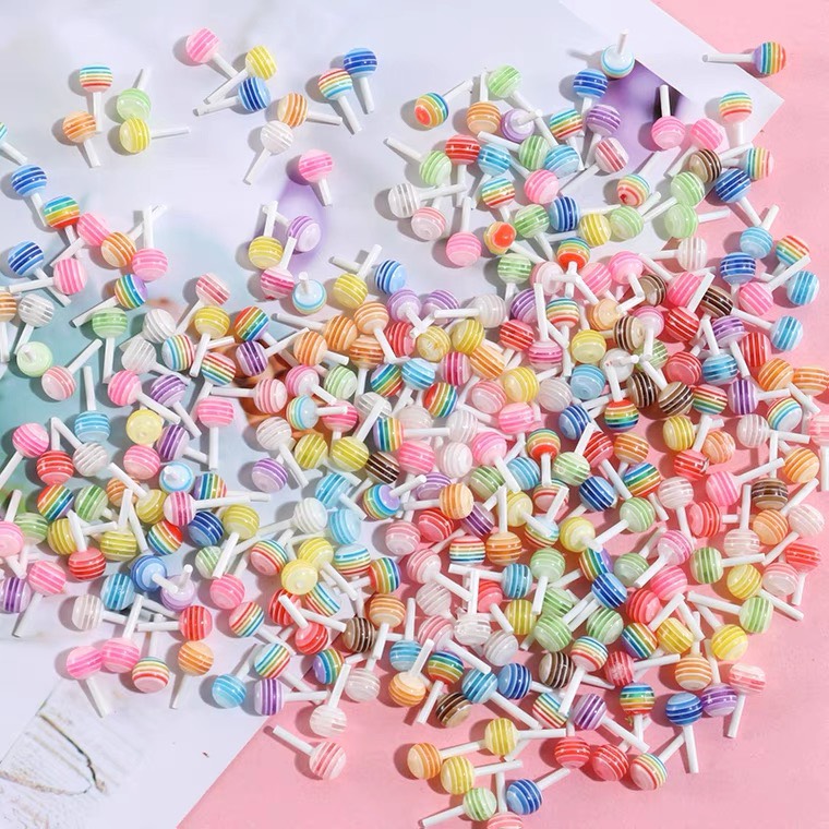 Charm kẹo mút trang trí móng siêu kute