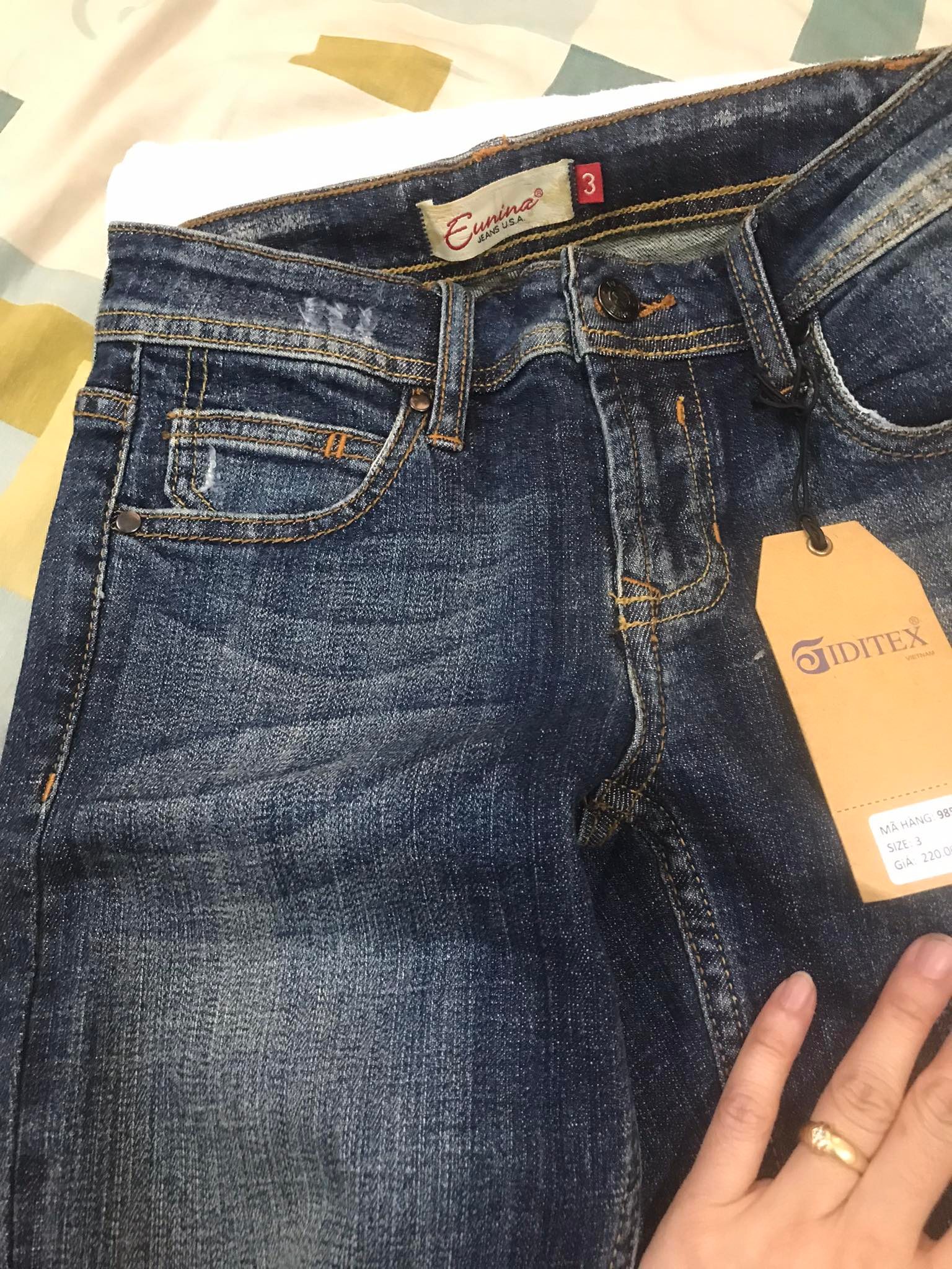 [HCM] [THANH LÝ XÃ ] QUẦN JEANS EUNINA VNXK