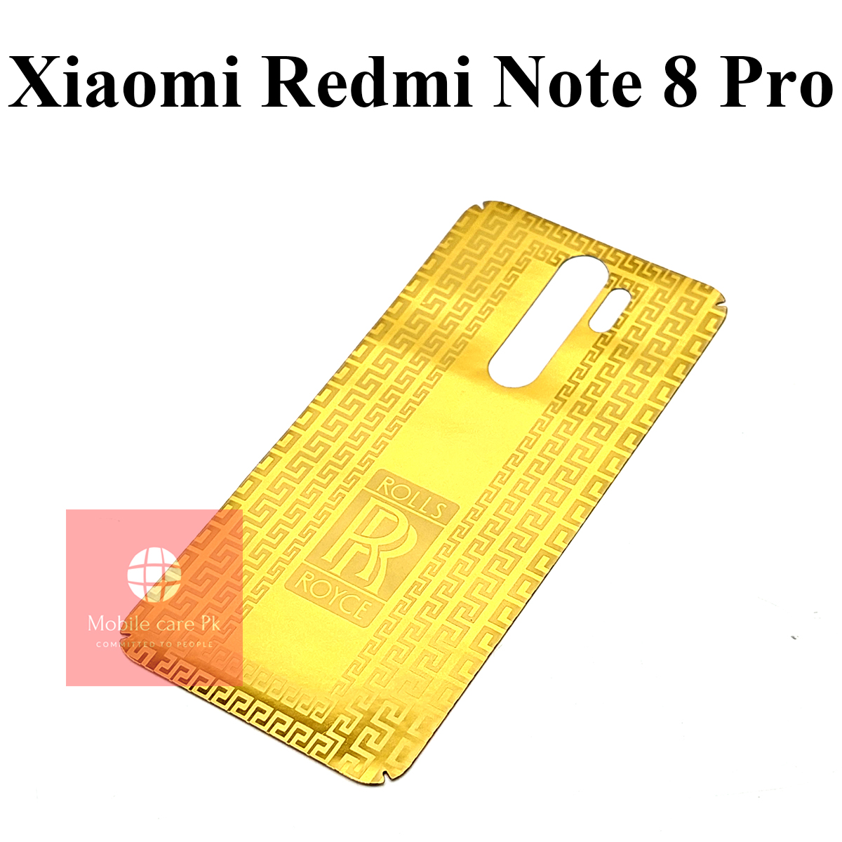 Xiaomi Redmi Note 8 Pro Back Gold 24k Protector For Redmi Note 8 Pro. 