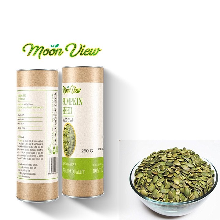 Nhân hạt bí xanh hũ 250g moon view