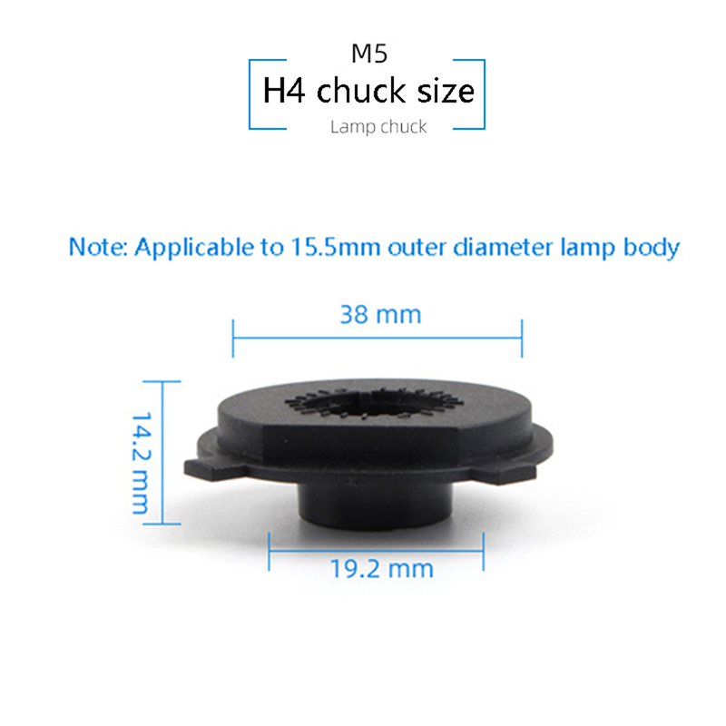 【Popular choice】 Car LED Headlight Bulb Base Adapter Socket Holder H1 H4 H7 H11 9005 9006 9012 High Temperature Resistance Automobile LED Lamp Chuck YULING.